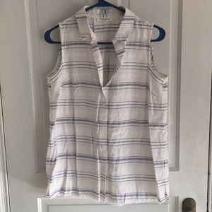 Sleeveless button down from beachlunchlounge